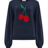 SUGARHILL Tiff Navy Cherry Good Sweatshirt