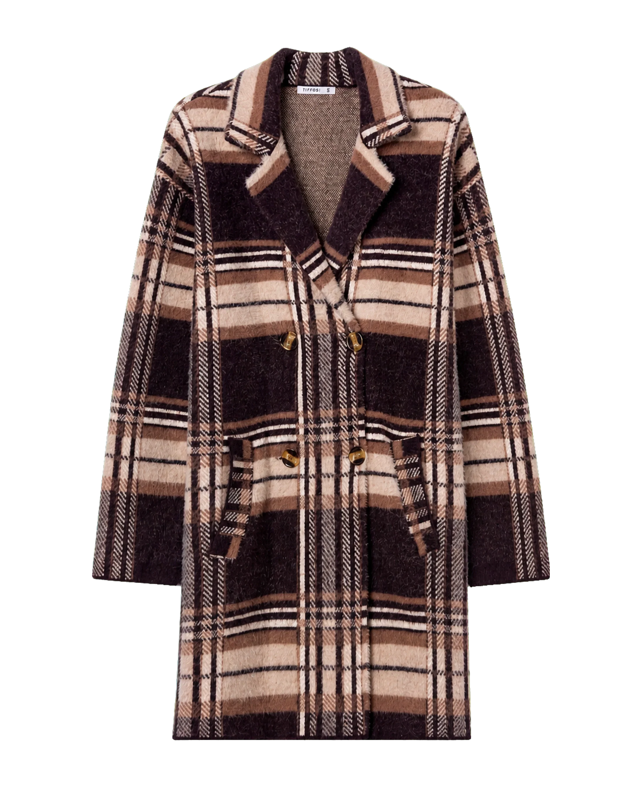 Cárdigan Tiffosi Alfheim 1 Brown frontal