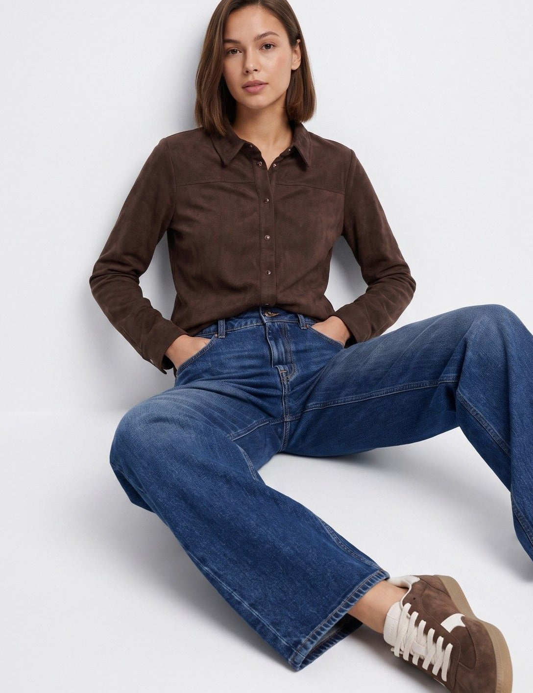 Camisa TIFFOSI Berta Brown - vista 2