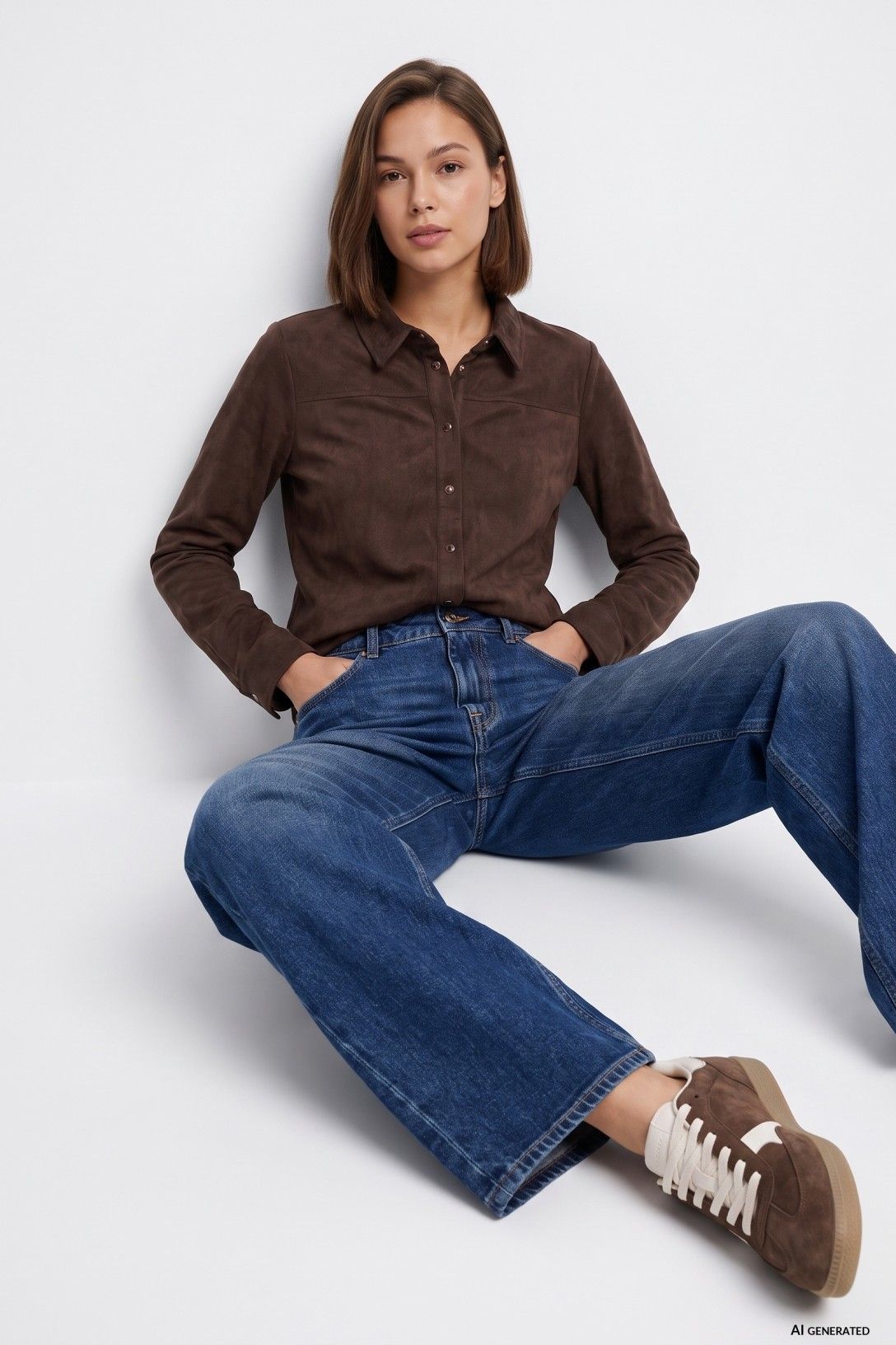 Camisa TIFFOSI Berta Brown - vista 2