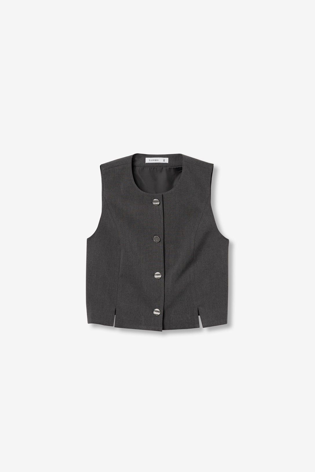 Top TIFFOSI Brown C Acero Gris - vista 1