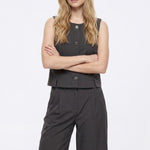 Top TIFFOSI Brown C Acero Gris - vista 2