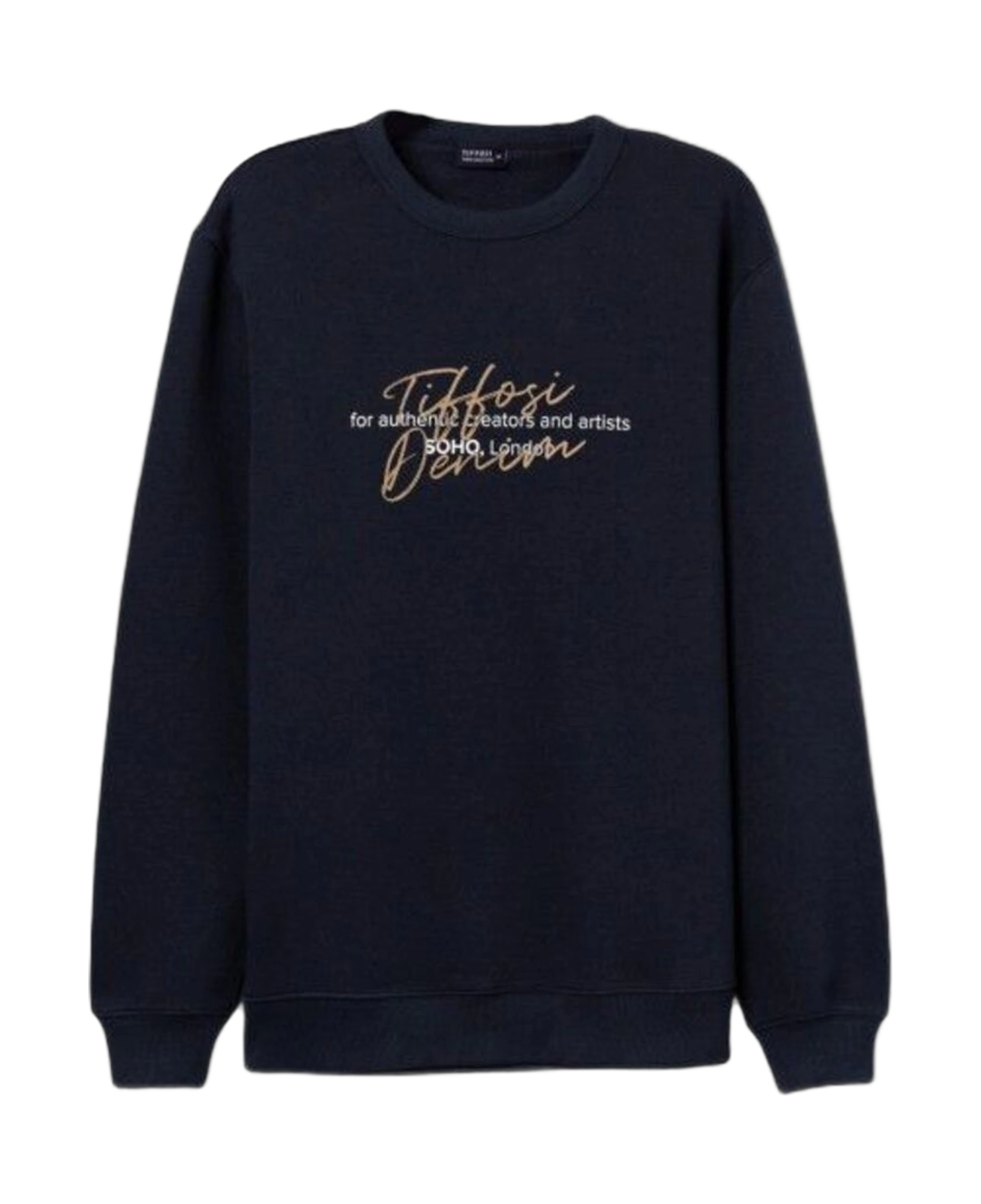 Sudadera Tiffosi Foster Twilight Blue - flat frontal