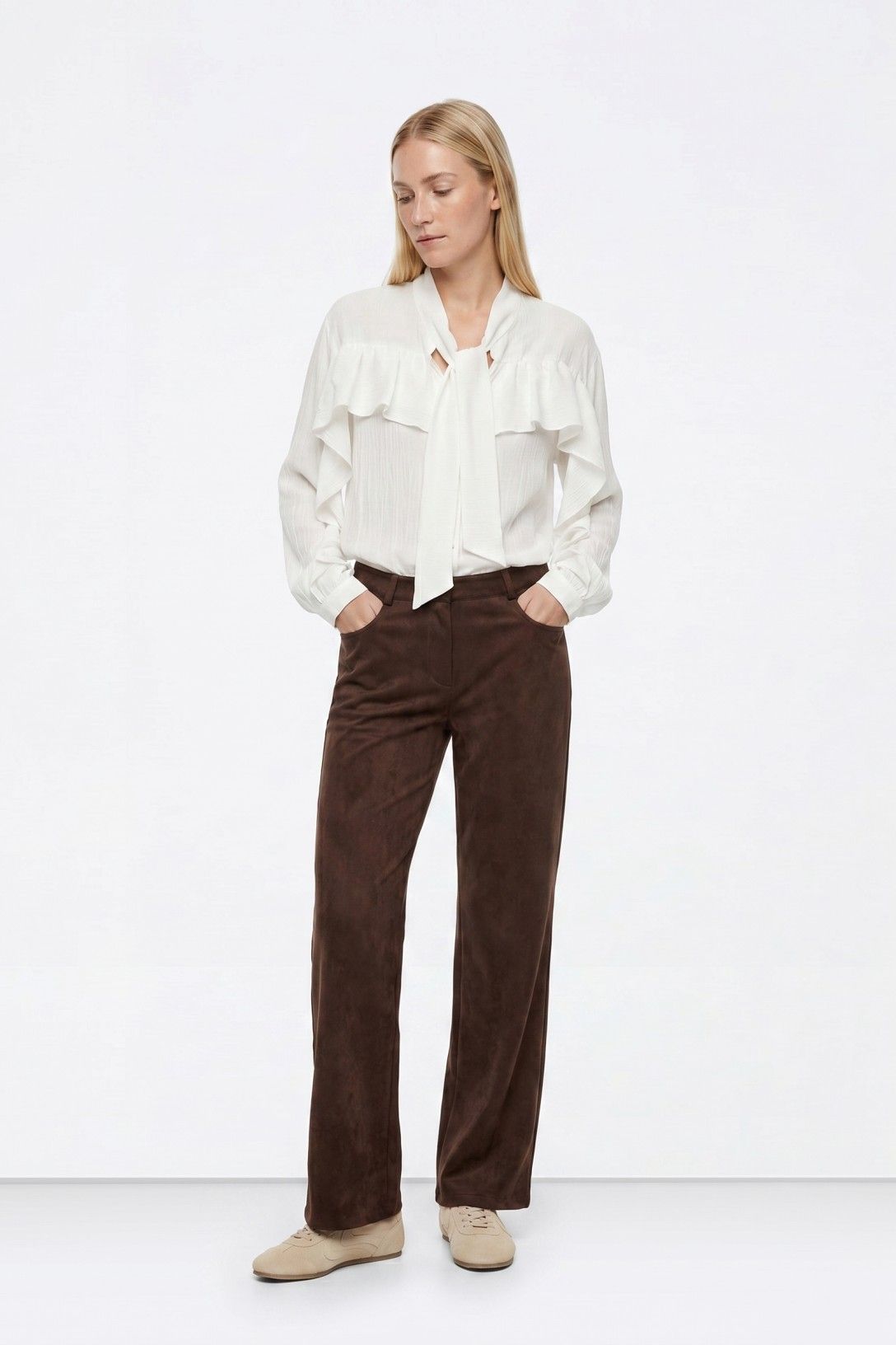 Pantalón TIFFOSI Isadora Brown - vista 3