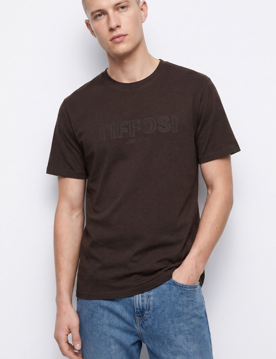 Camiseta TIFFOSI Lane Chocolate - vista 2