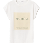 Camiseta Tiffosi Madrid 26 blanca frontal