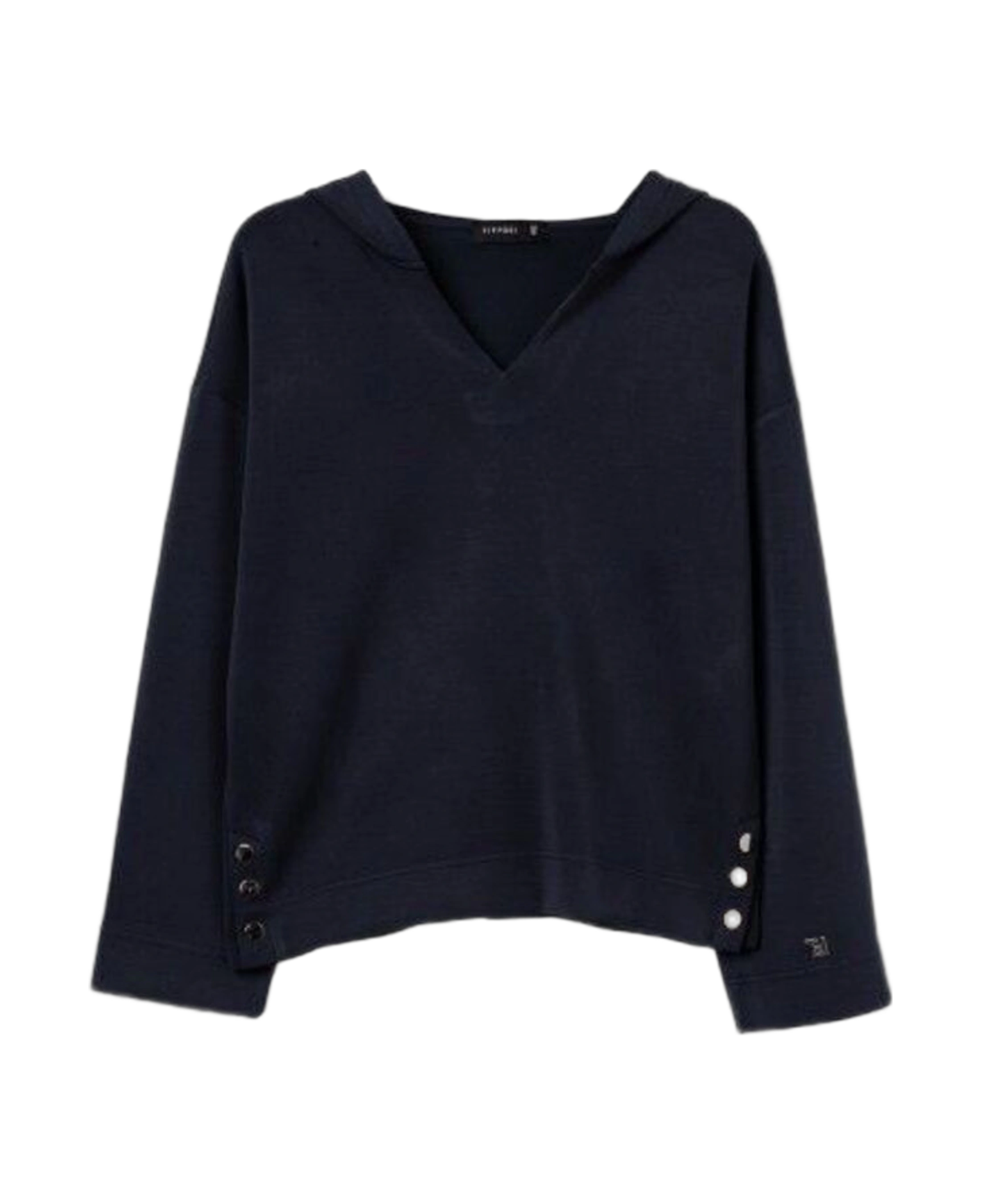Sudadera Tiffosi Olivia C Azul - flat frontal