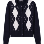 Cárdigan Tiffosi Sagittarius Lyons Blue frontal
