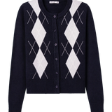 Cárdigan Tiffosi Sagittarius Lyons Blue frontal