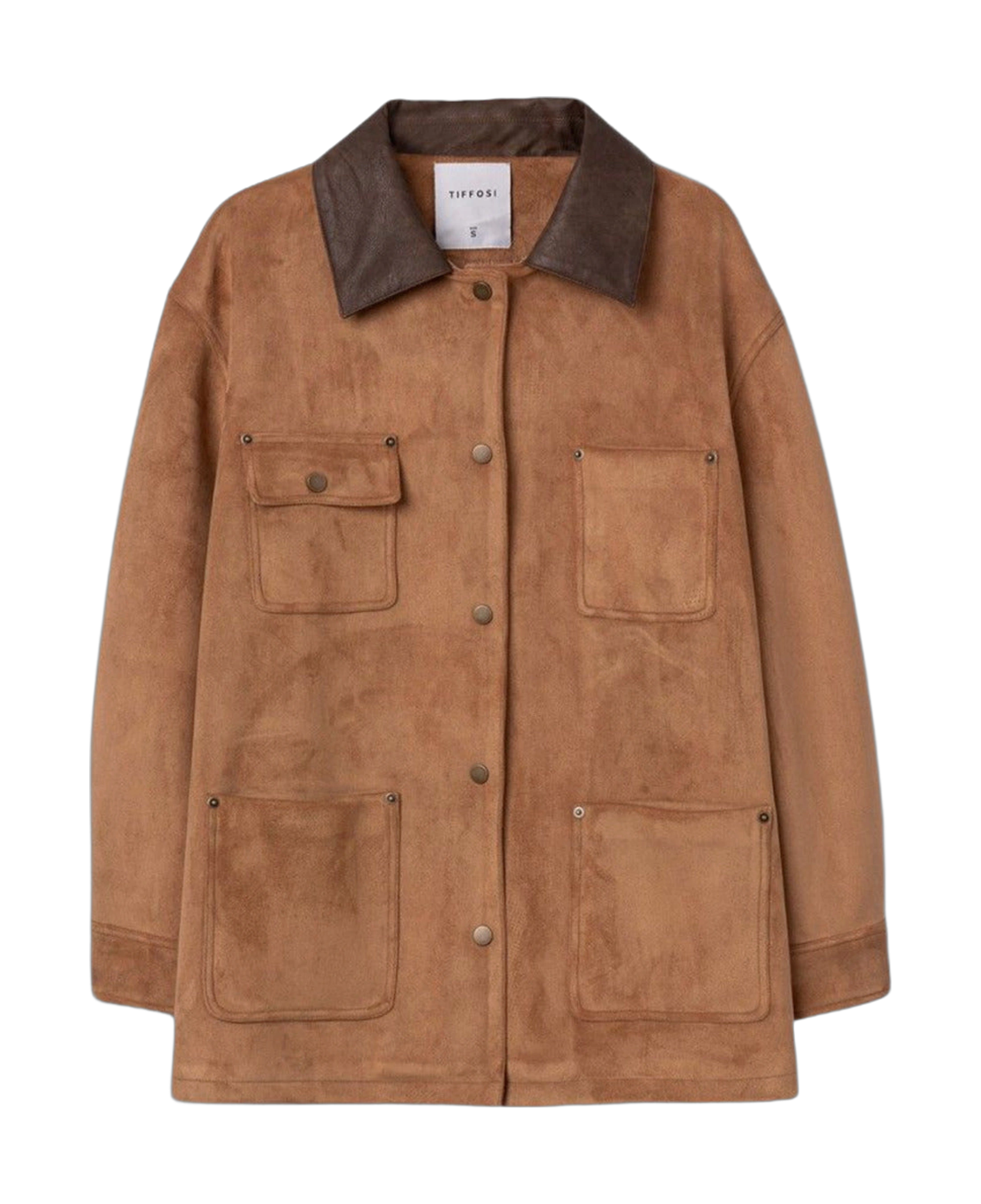 Chaqueta Tiffosi Saori Beige - flat frontal