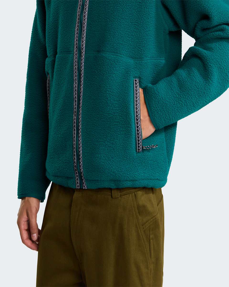 Chaqueta polar THE NORTH FACE Fleeski Full-Zip Pacific Teal - vista 7