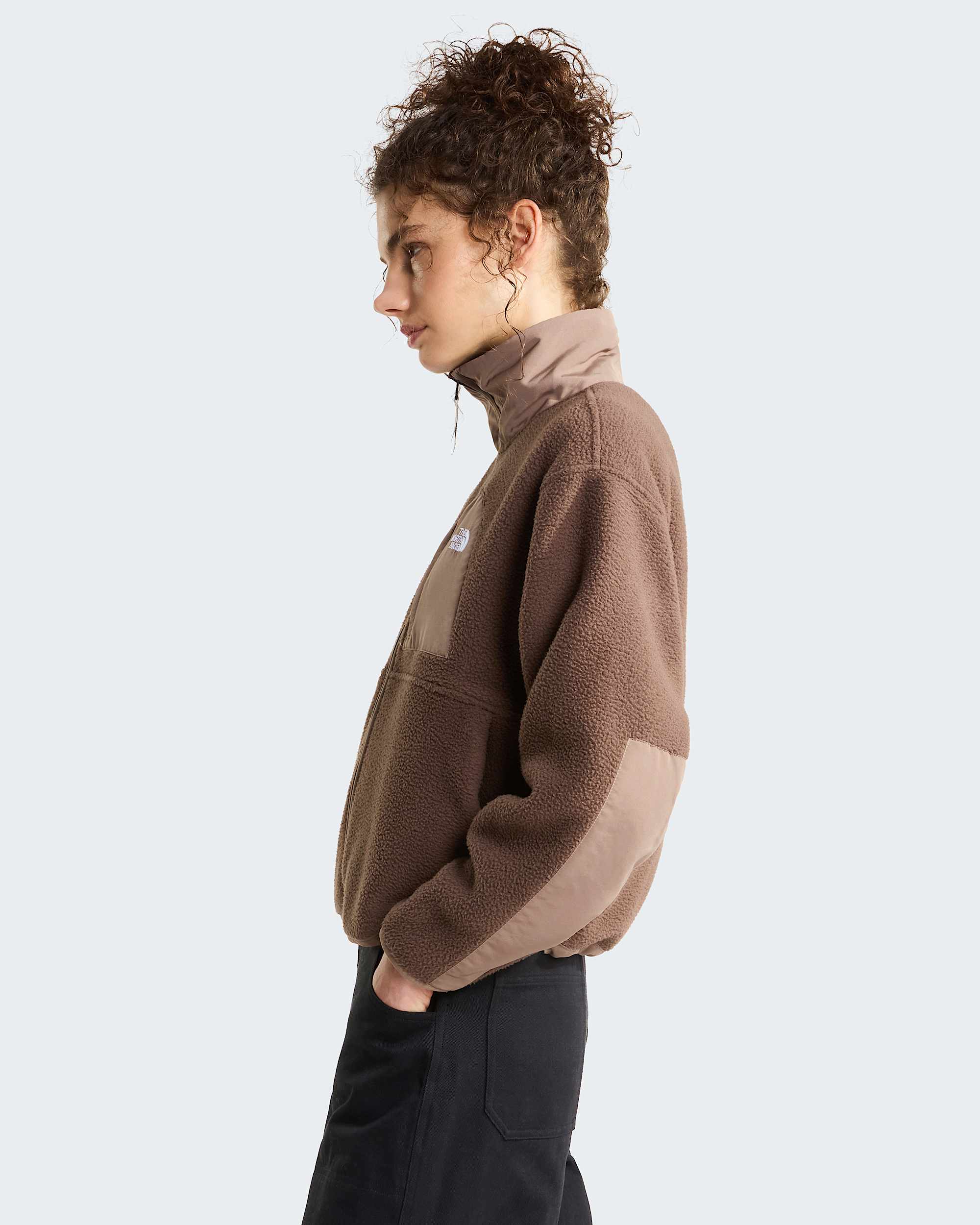 Chaqueta polar THE NORTH FACE Yumiori Off-Peak Smokey Brown-Garnet - vista 2