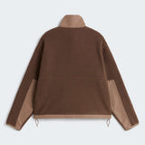 Chaqueta polar THE NORTH FACE Yumiori Off-Peak Smokey Brown-Garnet - trasera de producto