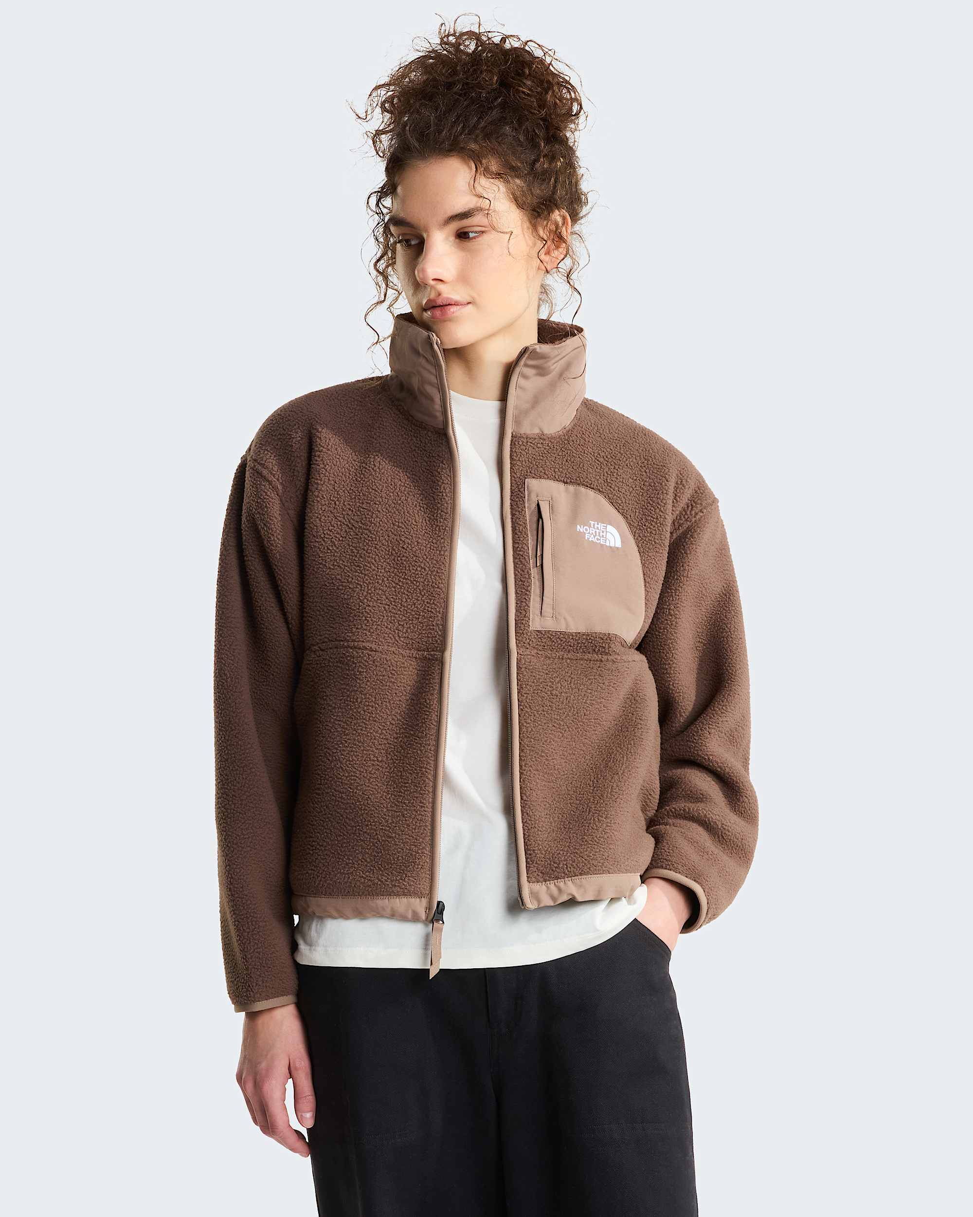 Chaqueta polar THE NORTH FACE Yumiori Off-Peak Smokey Brown-Garnet - vista 4