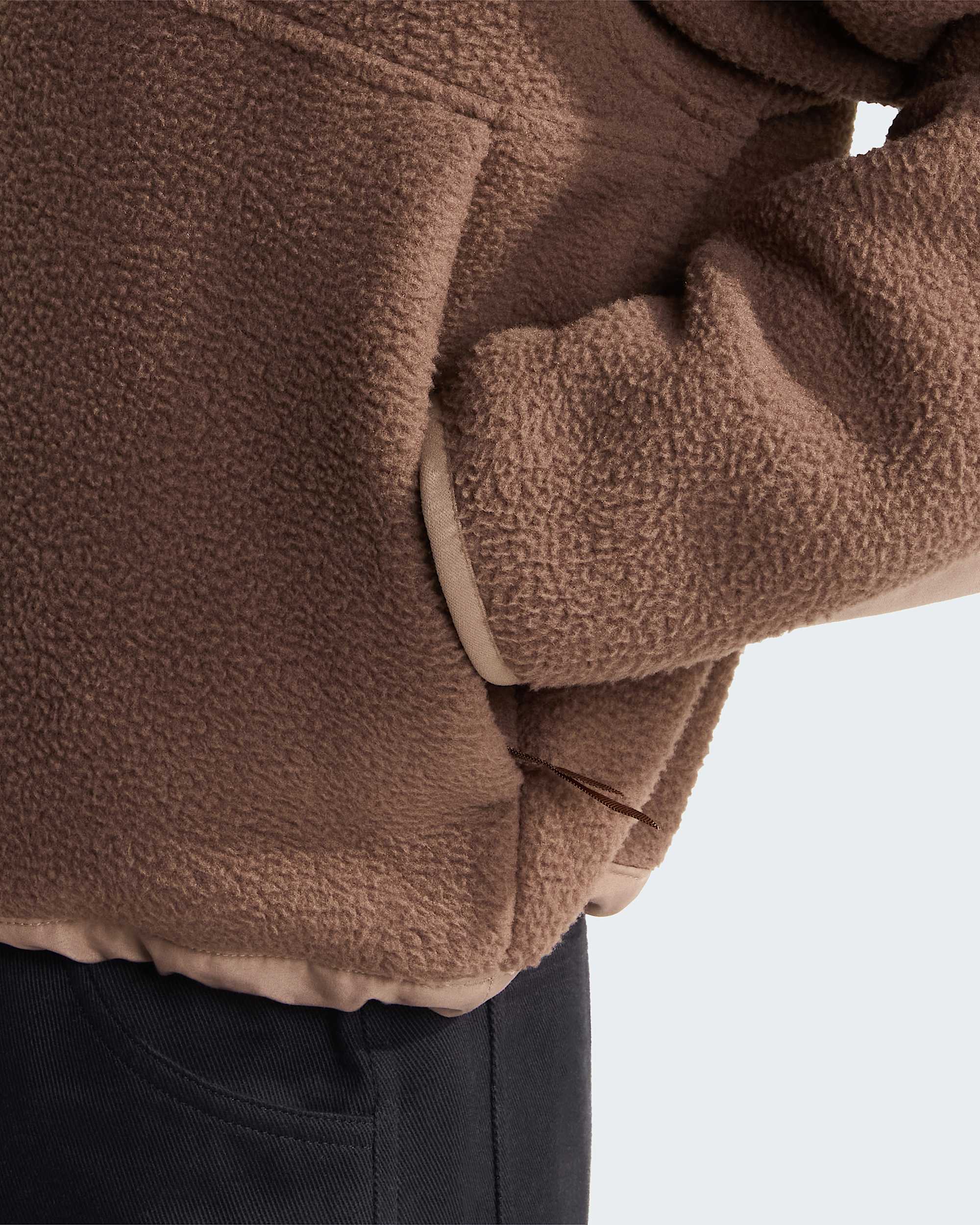 Chaqueta polar THE NORTH FACE Yumiori Off-Peak Smokey Brown-Garnet - detalle 2