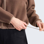 Chaqueta polar THE NORTH FACE Yumiori Off-Peak Smokey Brown-Garnet - vista adicional