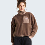 Chaqueta polar THE NORTH FACE Yumiori Off-Peak Smokey Brown-Garnet - modelo frontal