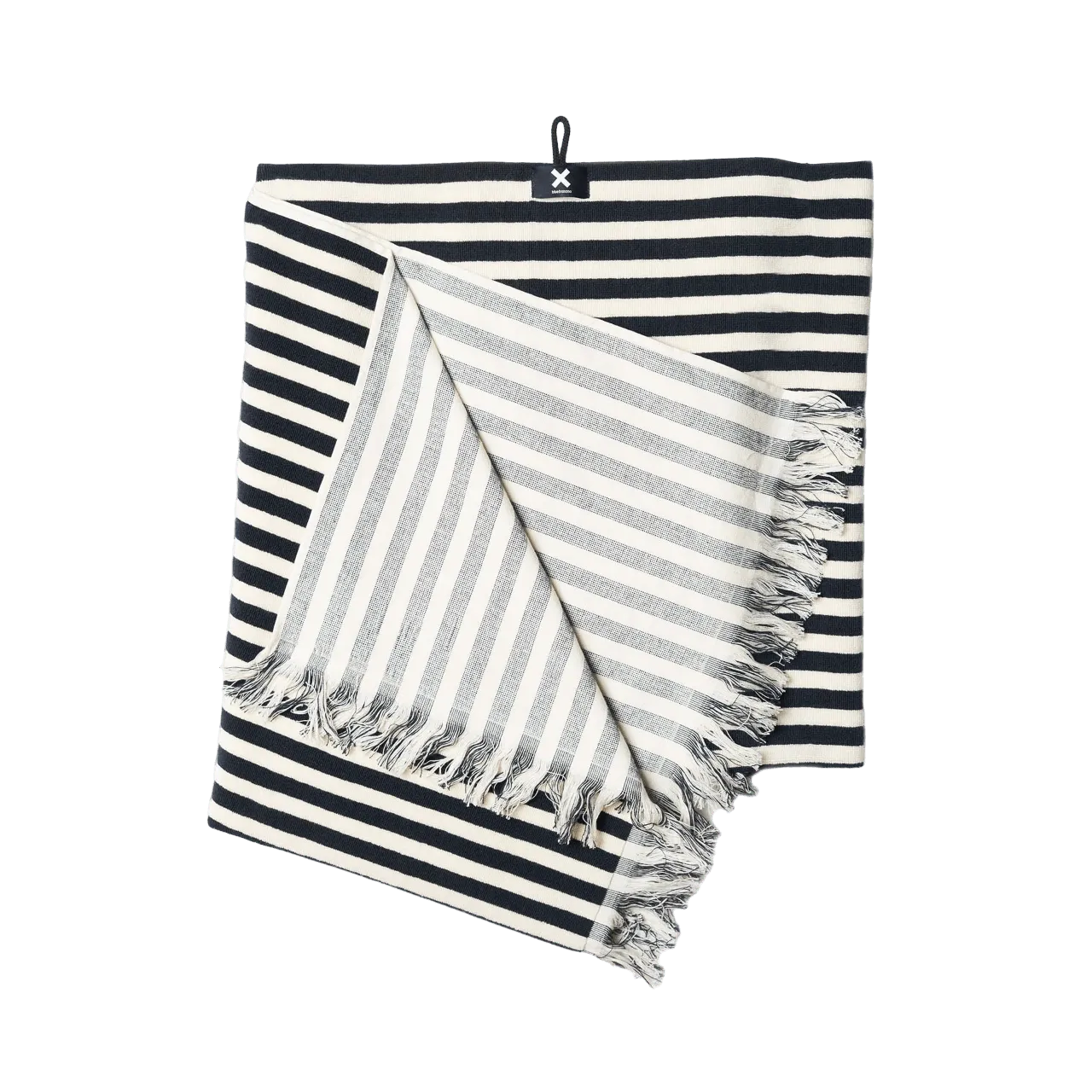 Toalla Blue Banana Striped Navy - ECRU