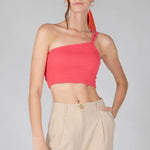 Top 24colours Asimétrico Pink - ECRU