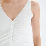 Top 24colours Canalé Blanco 41131 - ECRU