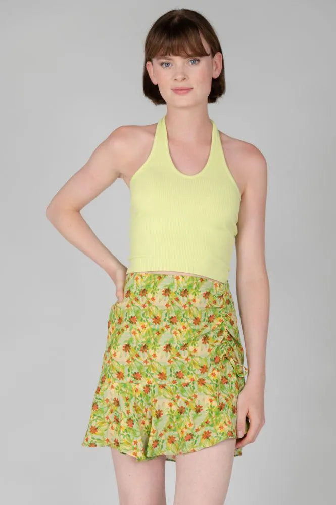 Top 24colours Cuello Halter Verde - ECRU