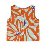 Top Dr Bloom Ana Flores Agua - ECRU