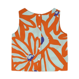 Top Dr Bloom Ana Flores Agua - ECRU