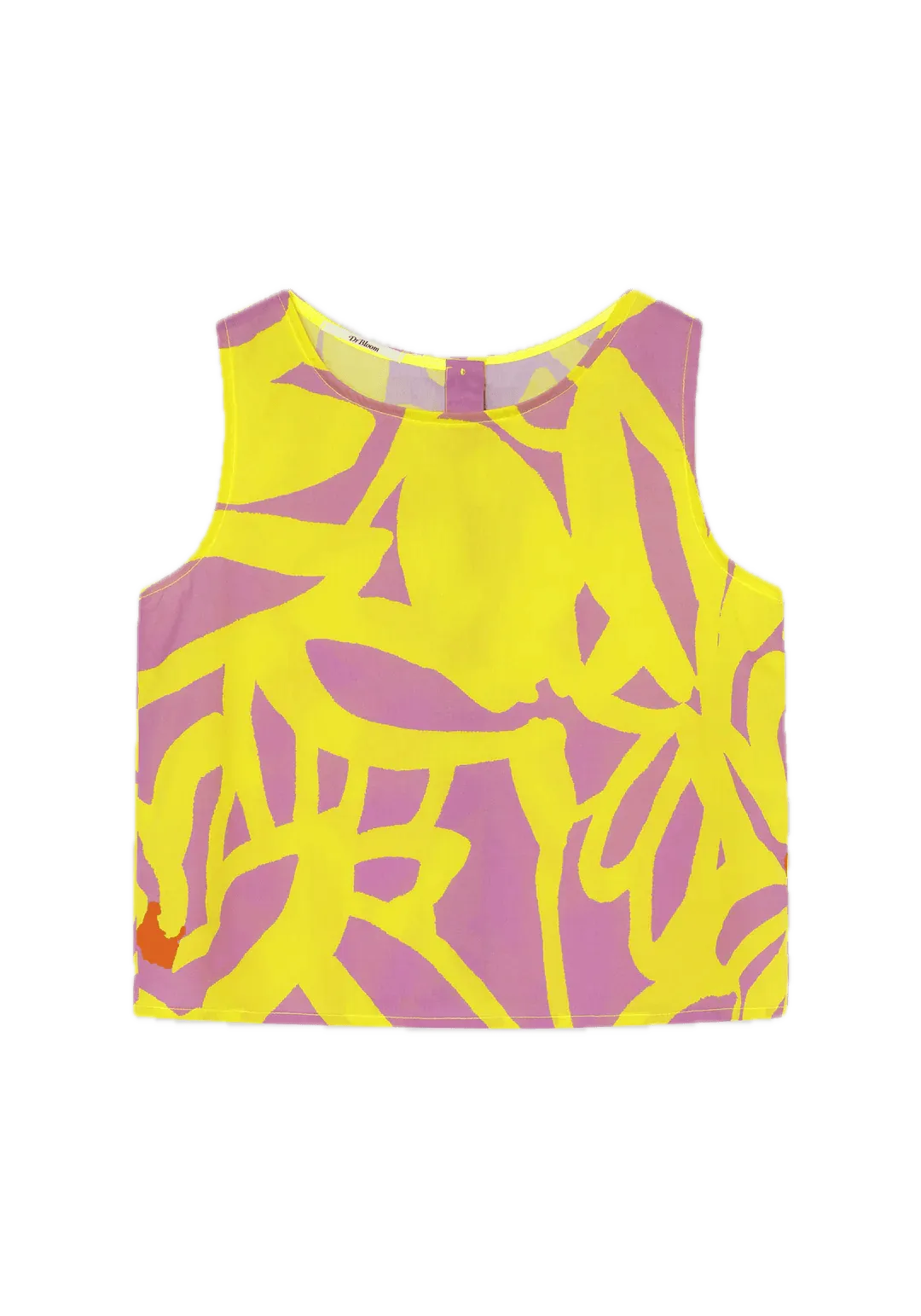 Top Dr Bloom Ana Flores Amarillo - ECRU