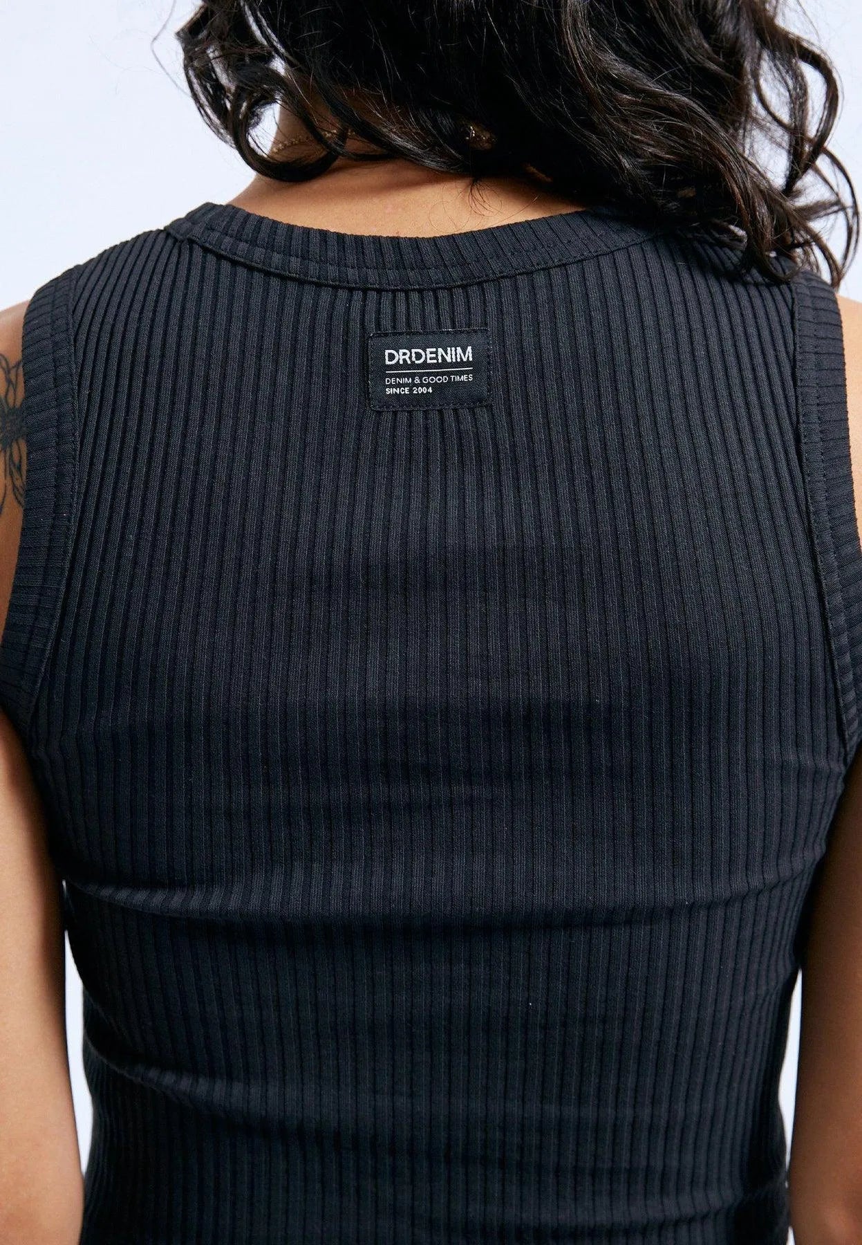 Top Dr. Denim Ainslee Off Black - ECRU