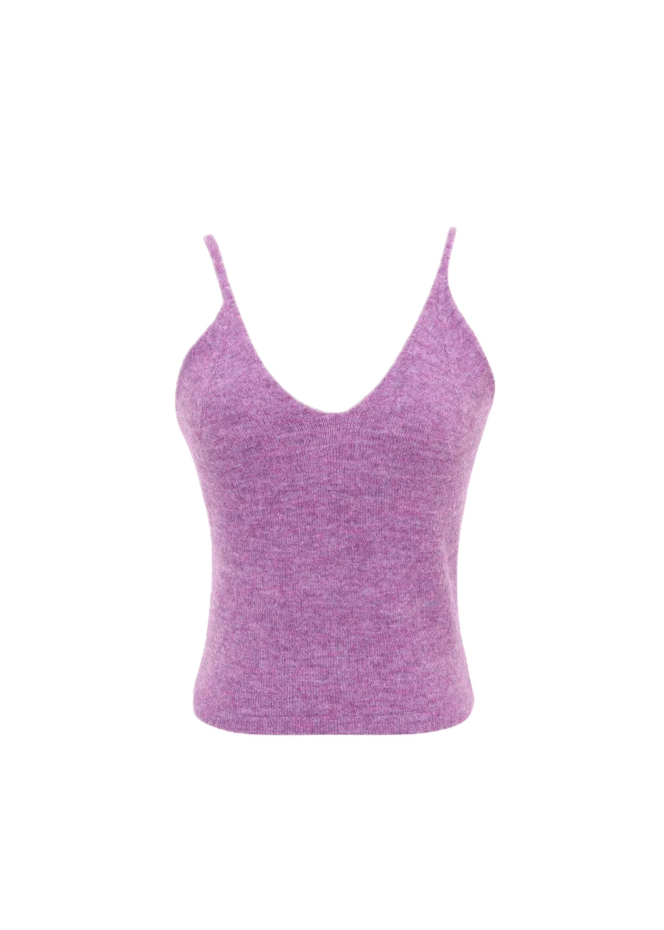 Top FRNCH Azalee Purple - ECRU