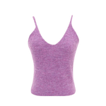 Top FRNCH Azalee Purple - ECRU