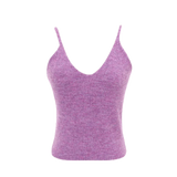Top FRNCH Azalee Purple - ECRU
