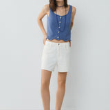 Top ESE O ESE Gabrielle Denim Blue 