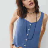 Top ESE O ESE Gabrielle Denim Blue 