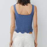 Top ESE O ESE Gabrielle Denim Blue 