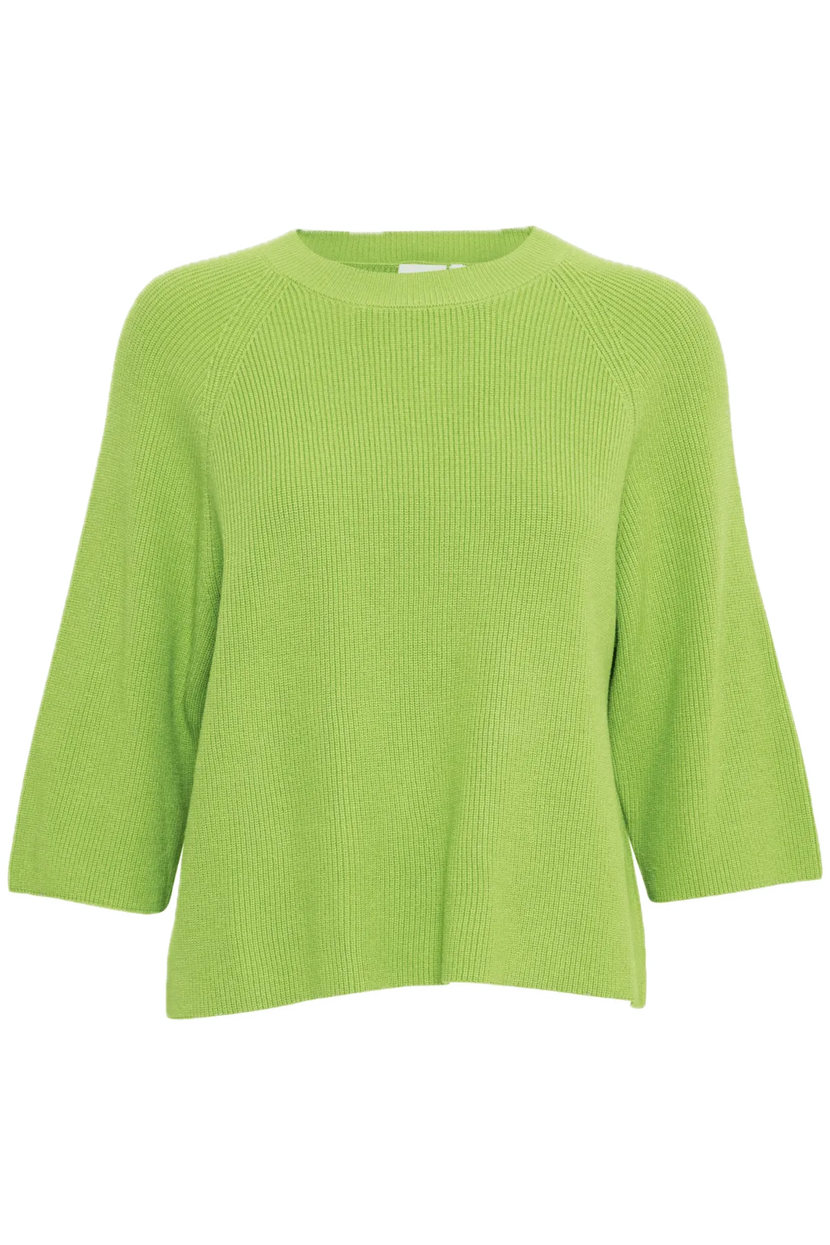 Top ICHI Boston Parrot Green - ECRU