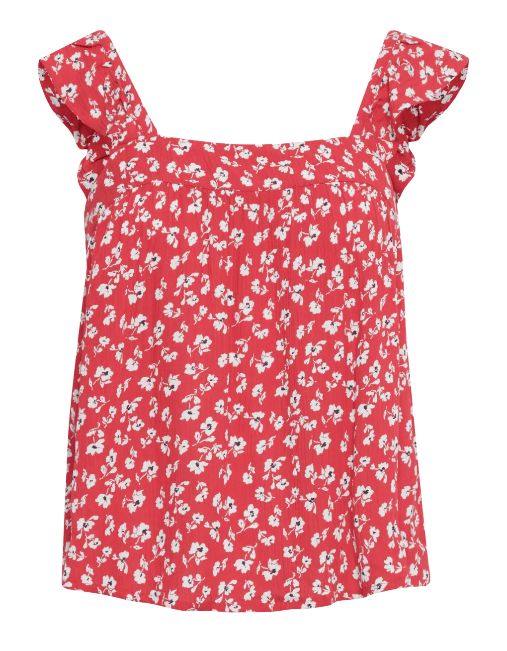 Top ICHI Marrakech AOP 5 - ECRU