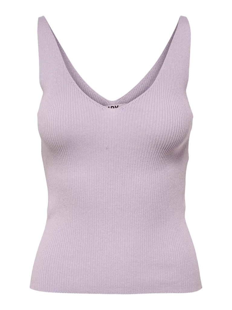 Top JDY Nanna Pastel Lilac - ECRU