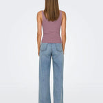 Top JDY Nanna Wistful Mauve - ECRU