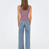 Top JDY Nanna Wistful Mauve - ECRU