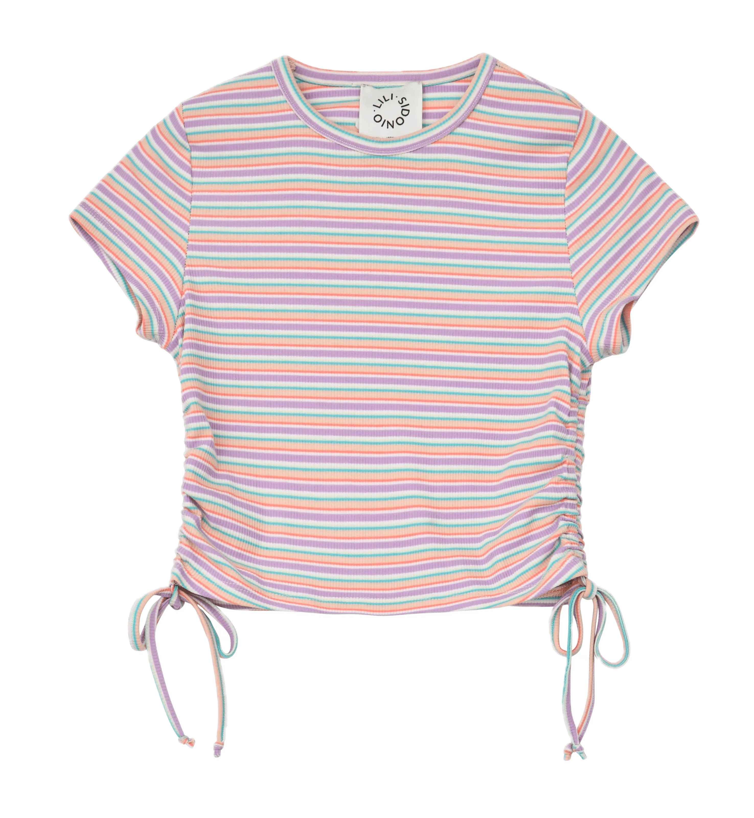 Top Lili Sidonio a Rayas con Cordón - ECRU
