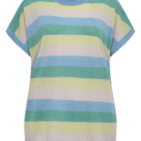 Top Nümph Nuerissa Darlene Vista Blue - ECRU