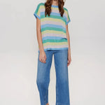 Top Nümph Nuerissa Darlene Vista Blue - ECRU