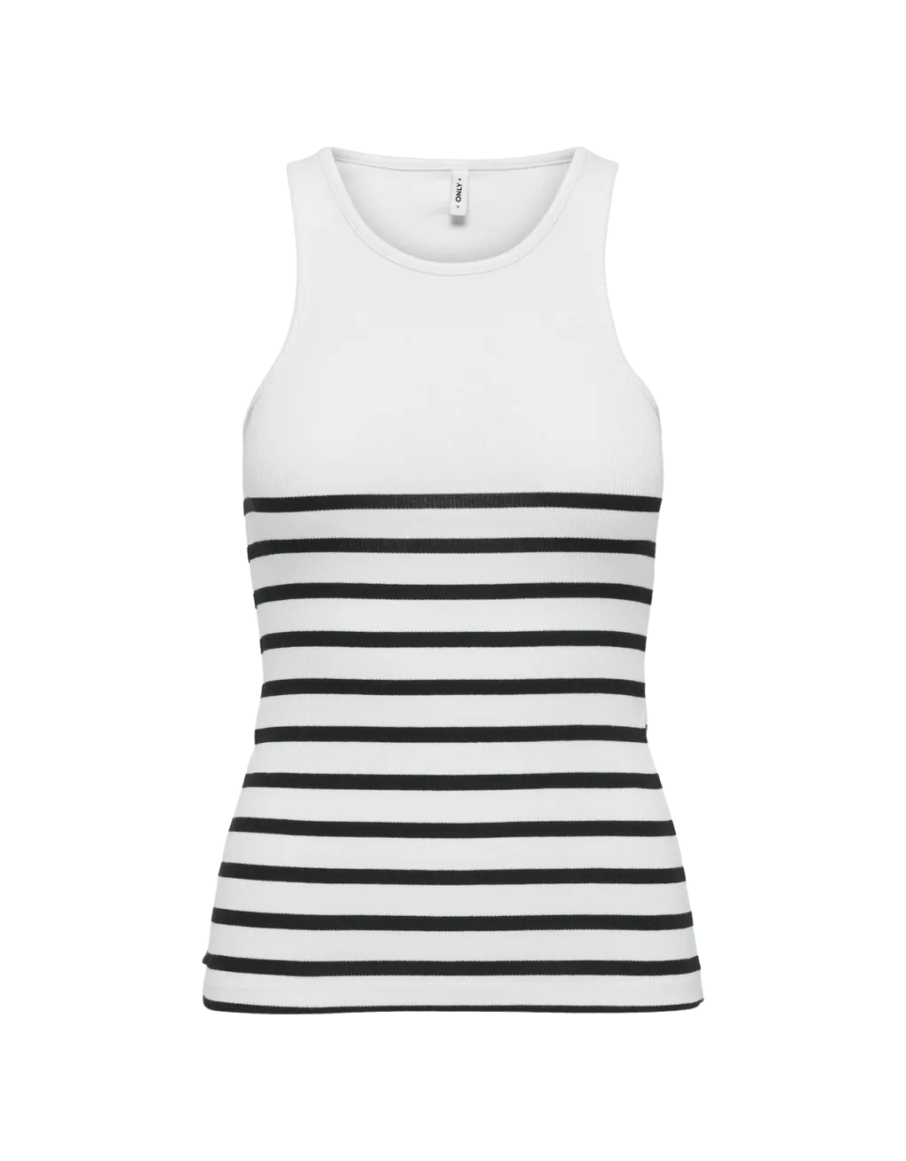Top Only Kenya Rib Strip Bright white - ECRU