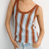 Top ESE O ESE Sunset Caramel Stripes