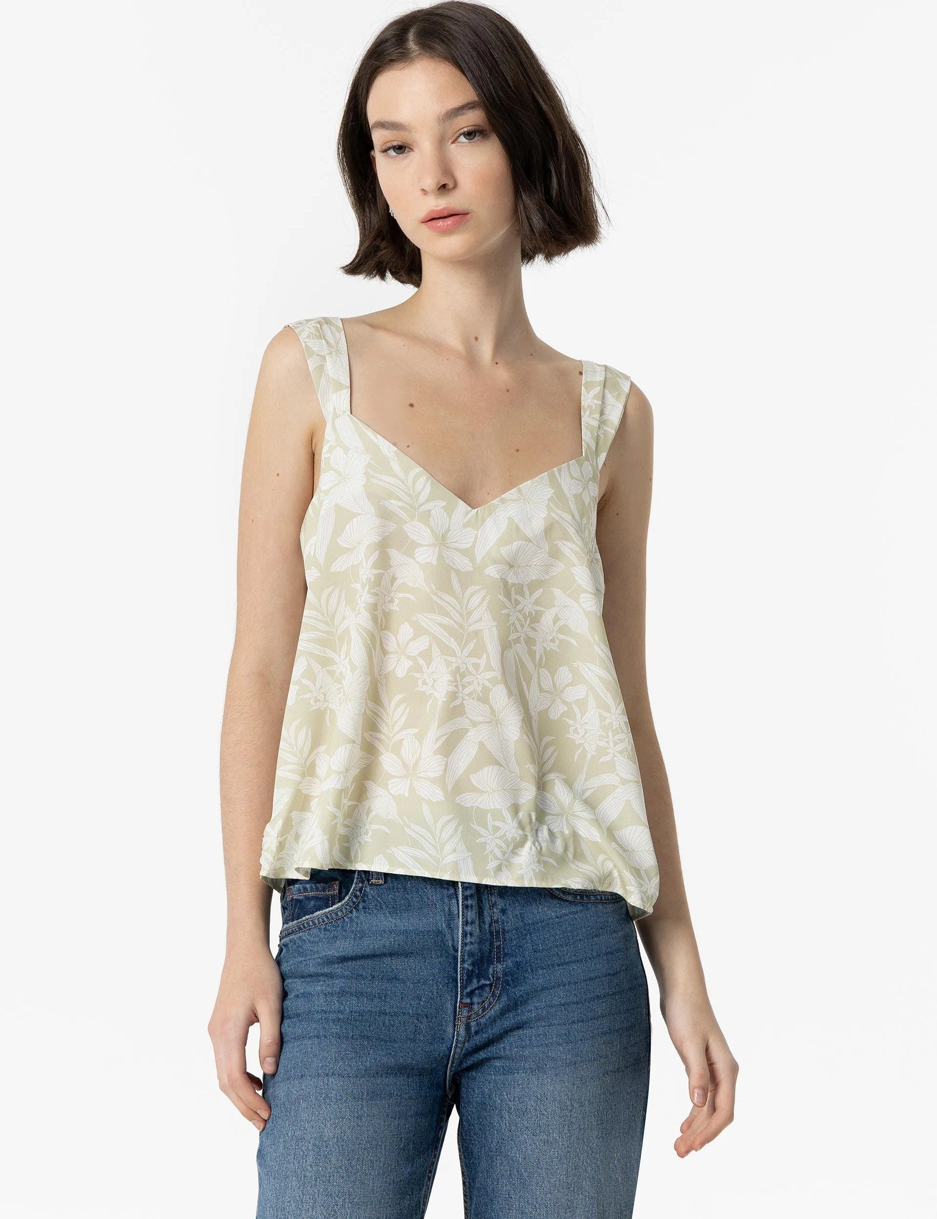 Top Tiffosi Athenas Luminary Green - ECRU