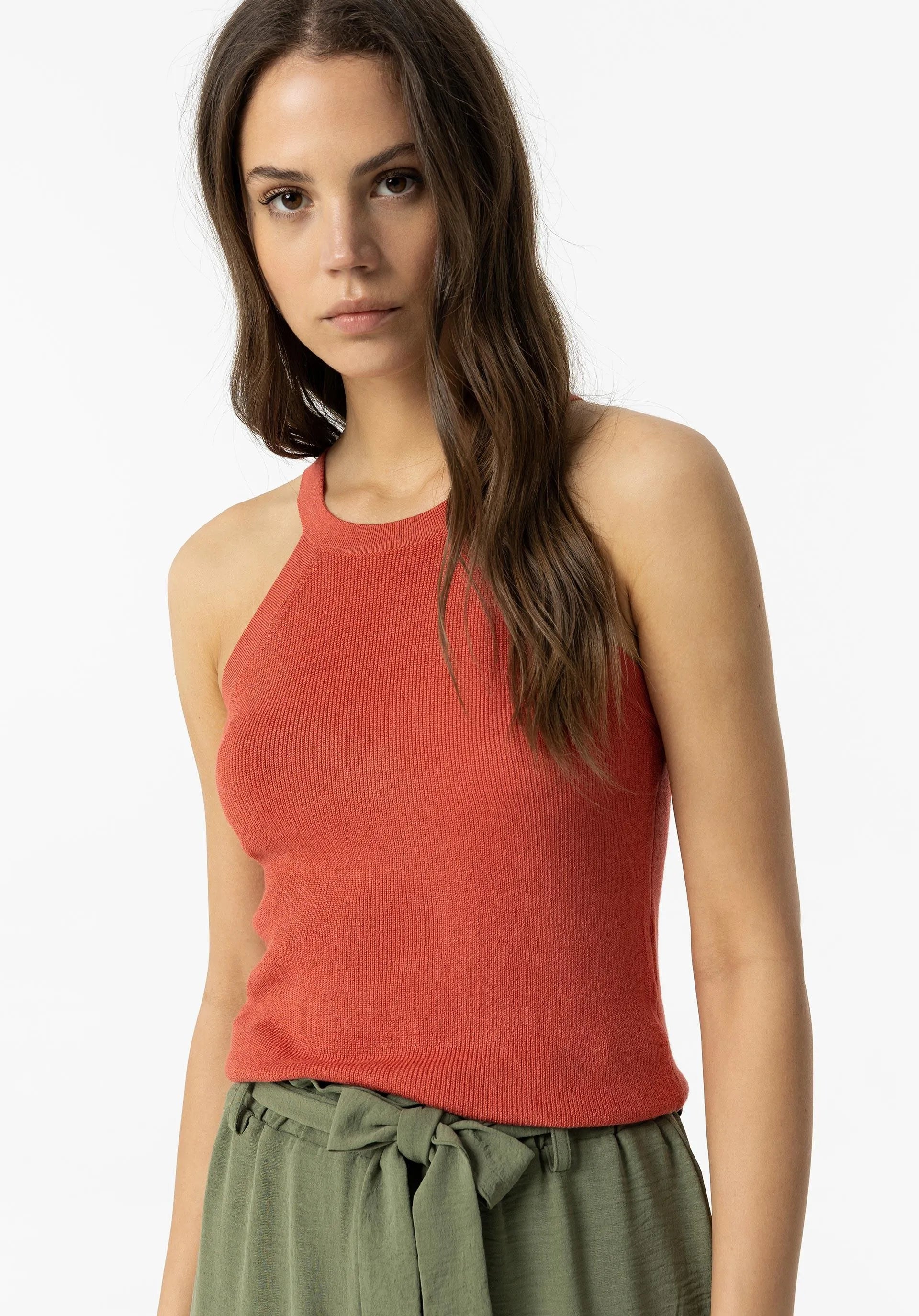 Top TIFFOSI Lagoa 2 Rojo Mineral - ECRU