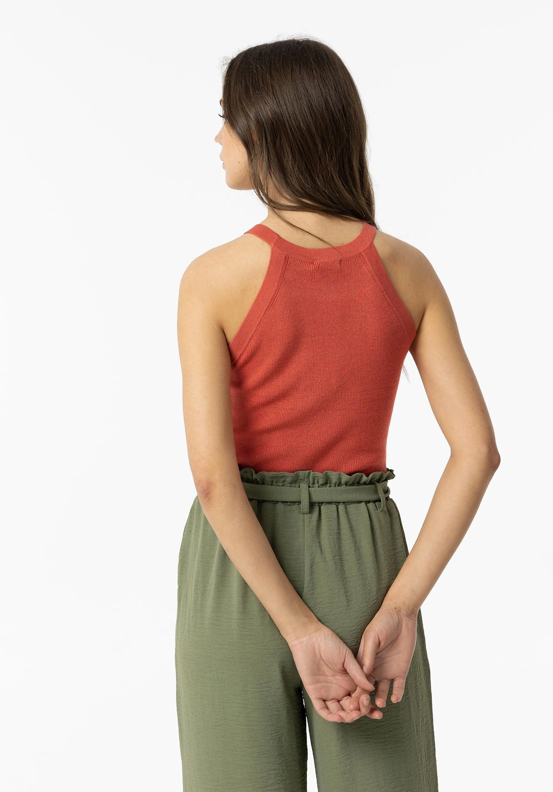 Top TIFFOSI Lagoa 2 Rojo Mineral - ECRU