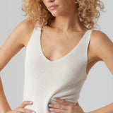 Top Vero Moda New Lex Sun Snow White - ECRU