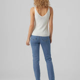 Top Vero Moda New Lex Sun Snow White - ECRU